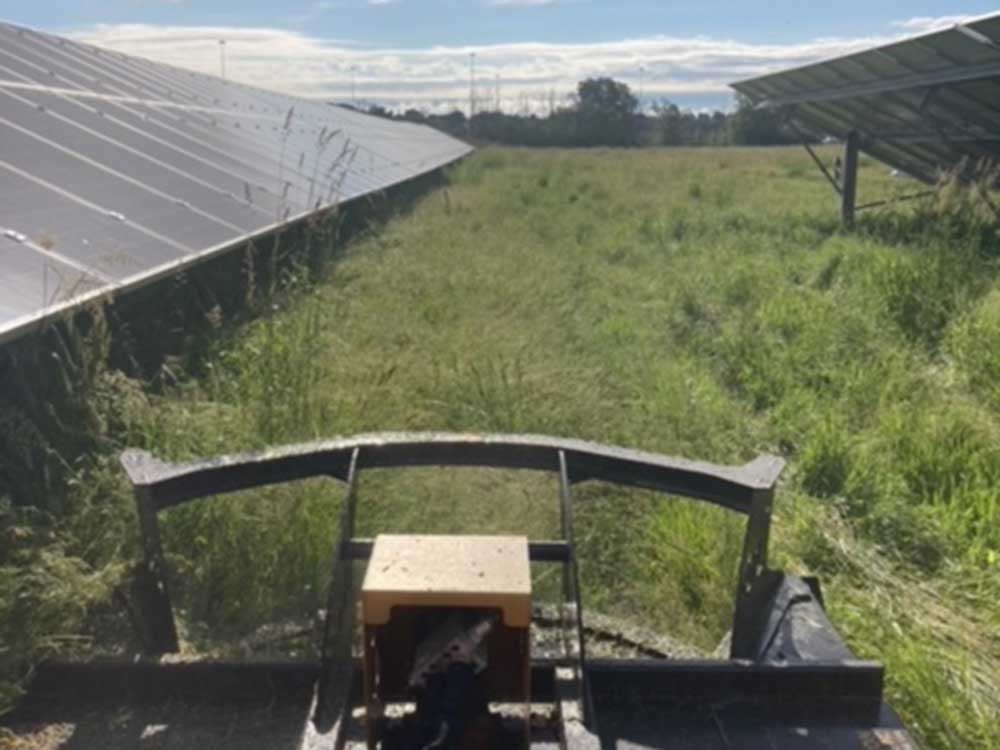 Site mowing and maintenance